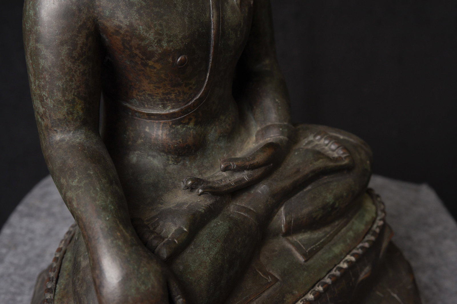 15thC Thai Bronze Buddha. Excellent - 8