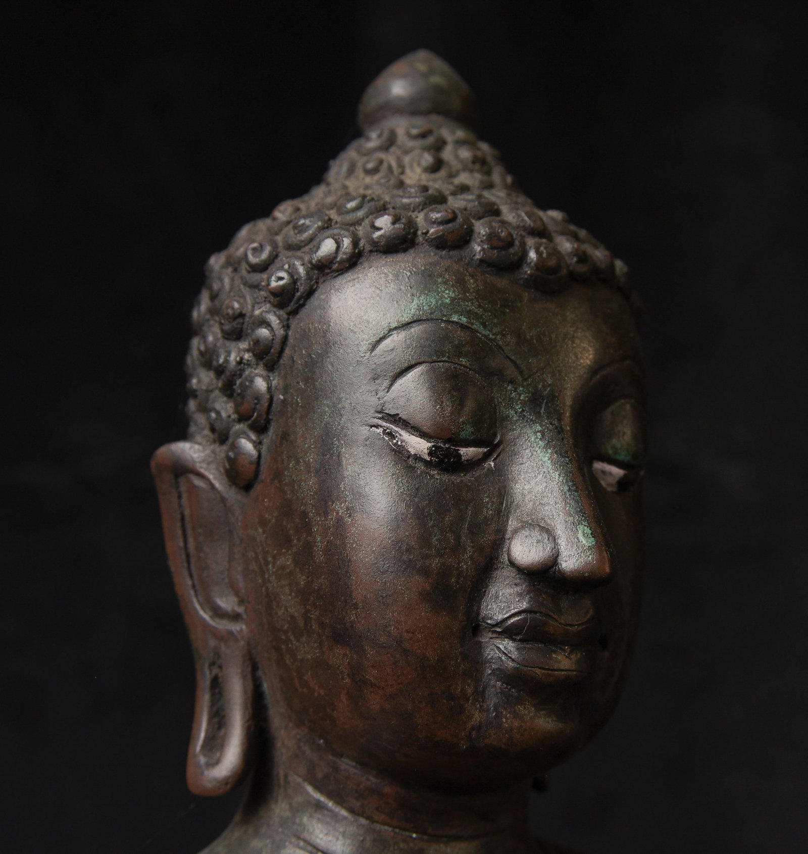 15thC Thai Bronze Buddha. Excellent - 9