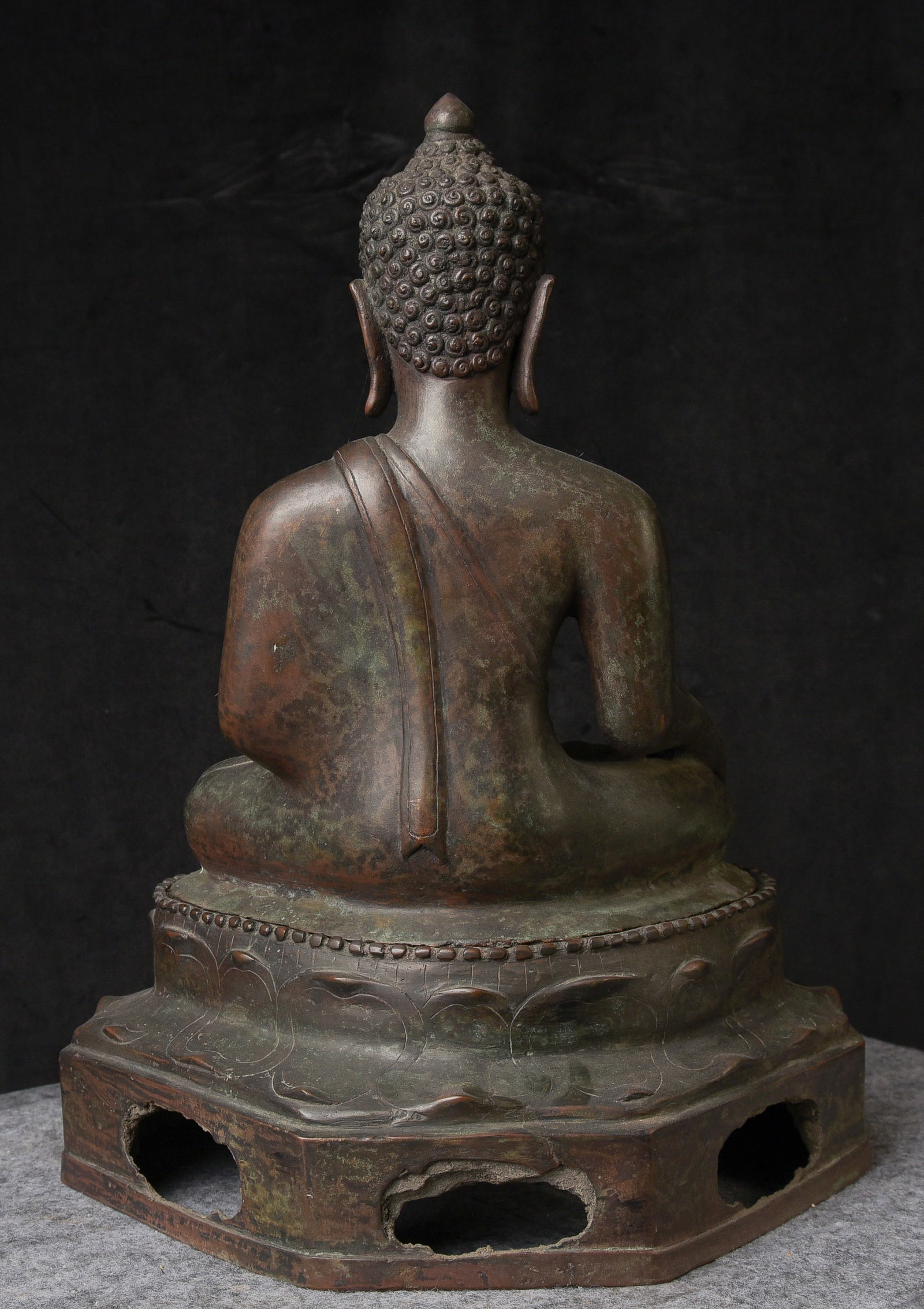 15thC Thai Bronze Buddha. Excellent - 3