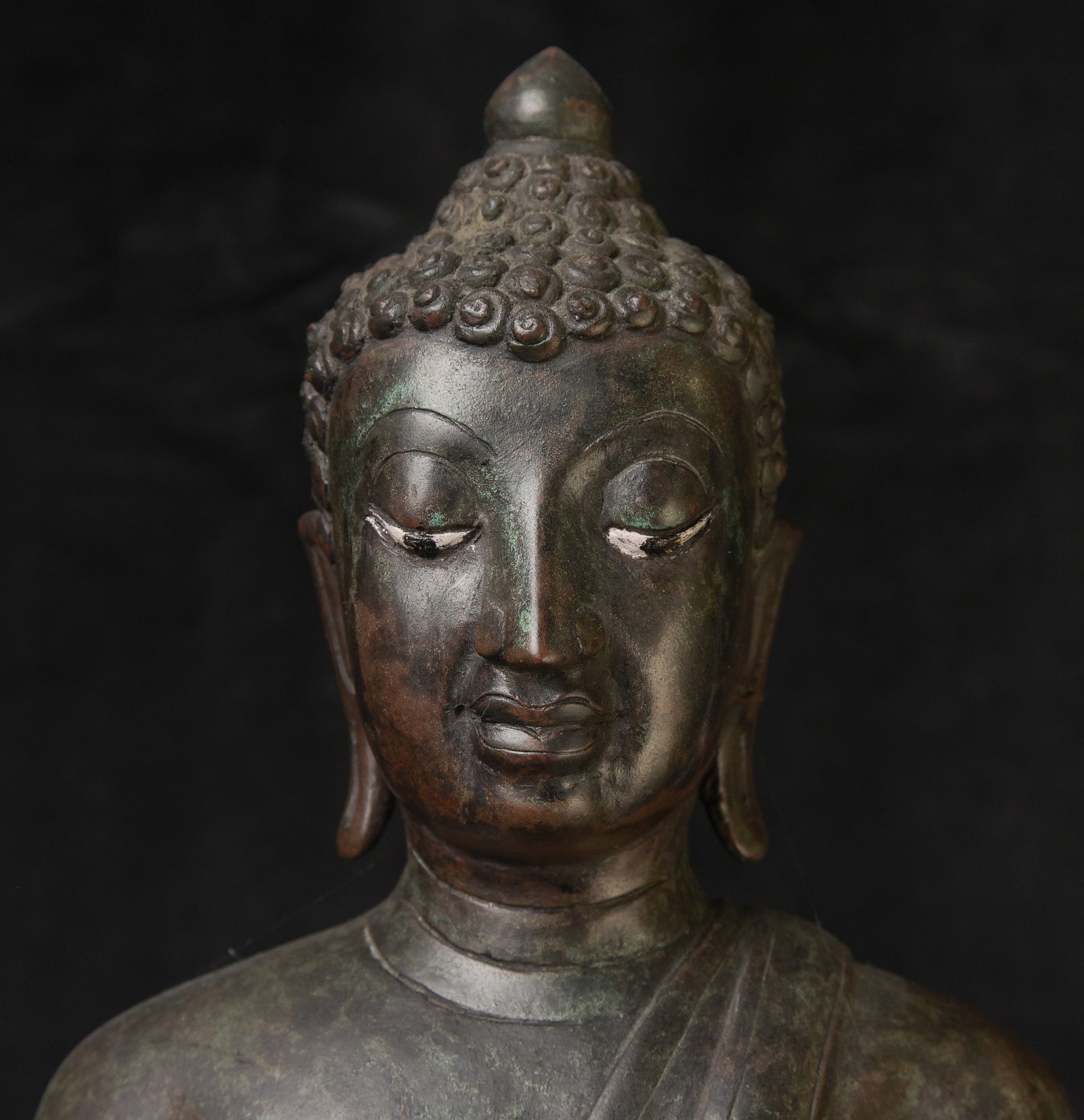 15thC Thai Bronze Buddha. Excellent - 5