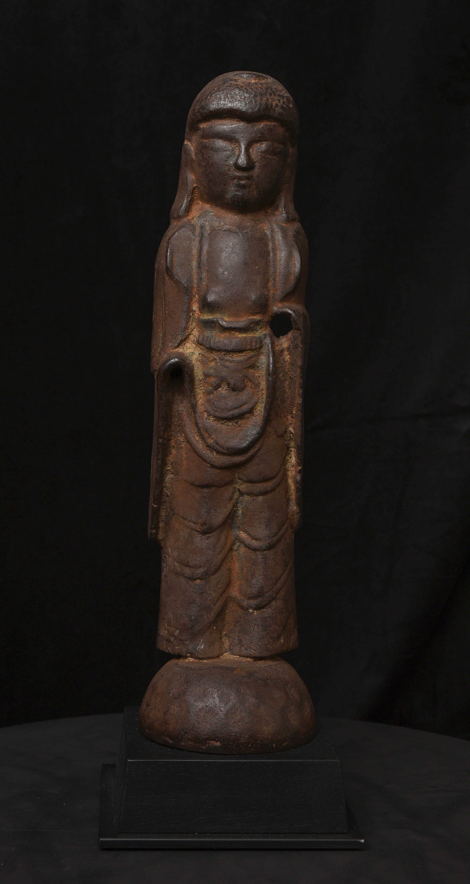 Large 13th/14thC Early Korean Iron Buddha. Charismatic with Strong Spiritual Feeling (1 of 17)
