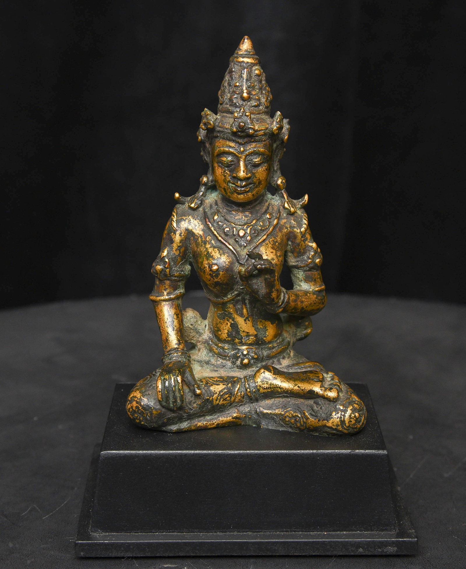 15thC Javanese Bronze Matched Male and Female. Two Statues (1 of 6)