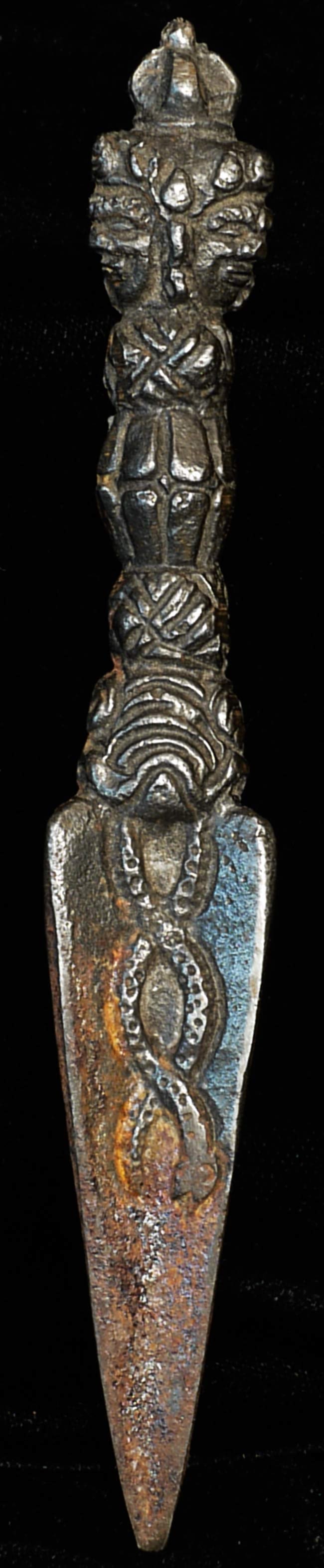 Vintage/old Tibetan iron Phurba. (1 of 7)