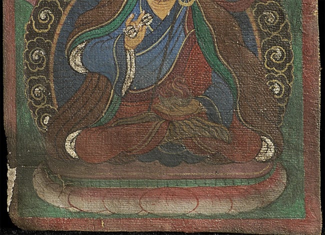 Antique Small Mongolian Thangka. - 4