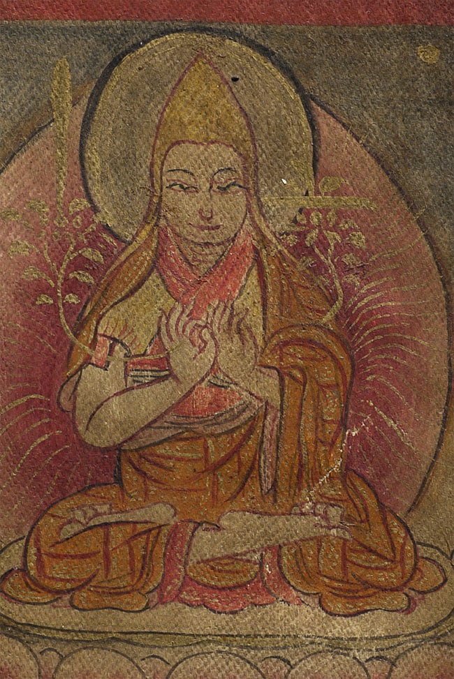 Small Older Mongolian Thangka. - 3