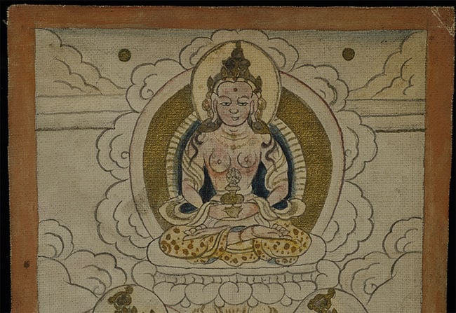 Antique Mongolian Thangka. - 2