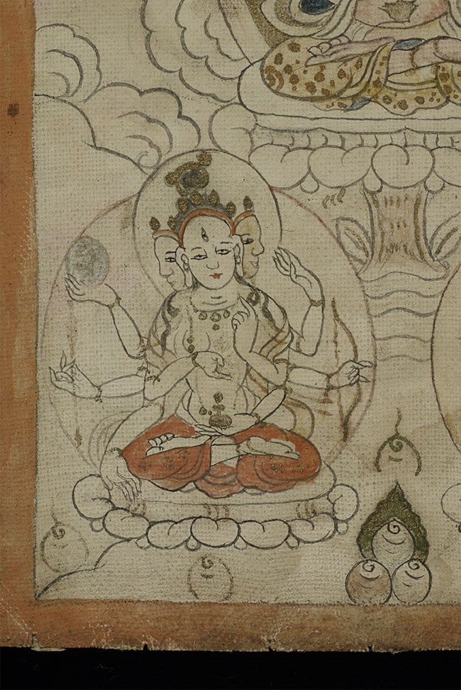 Antique Mongolian Thangka. - 4