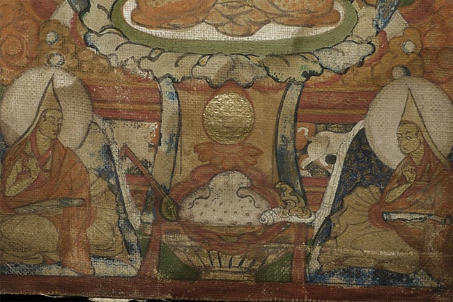 Small Antique MongolianThangka. - 3