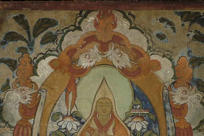 Small Antique MongolianThangka. - 6