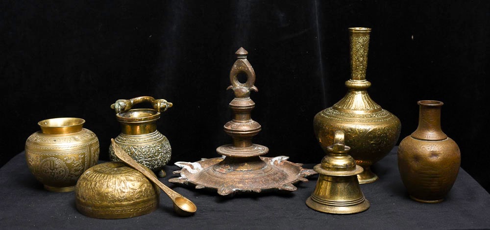 Boxlot_7 India Brass and Bronze Items- Benefit from a major cleanup of my inventory! (1 of 4)