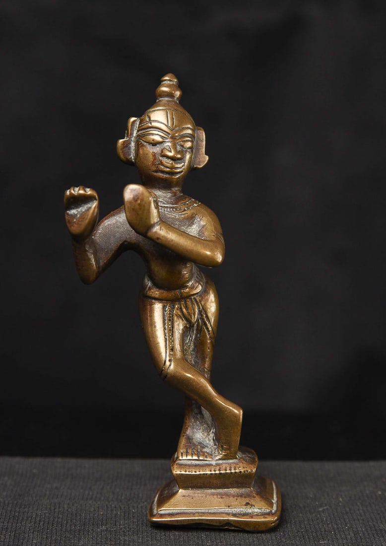 Krishna. 3-5/8" tall. (1 of 8)