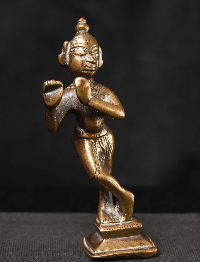 Krishna. 3-5/8" tall. - 5