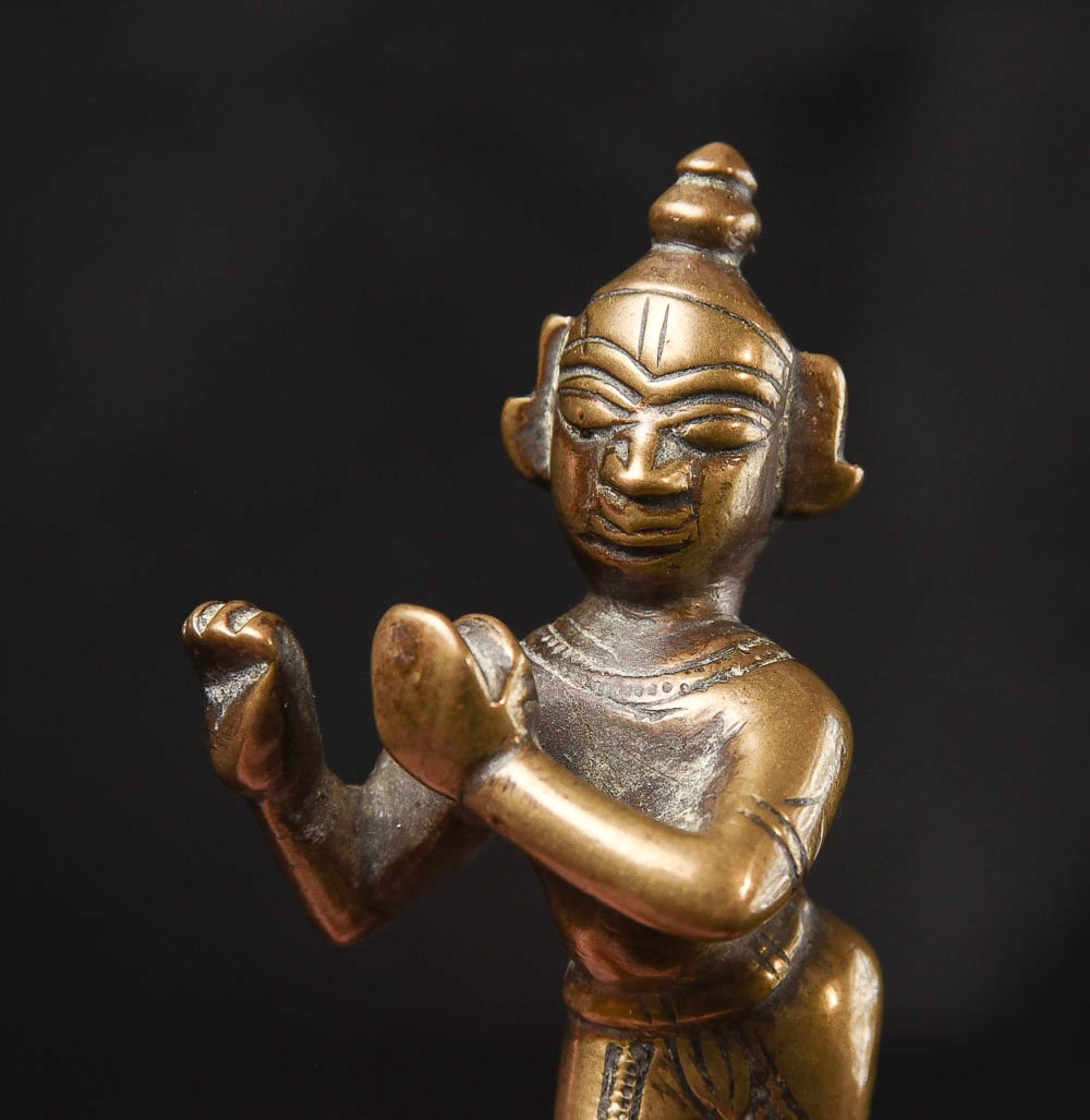 Krishna. 3-5/8" tall. - 7