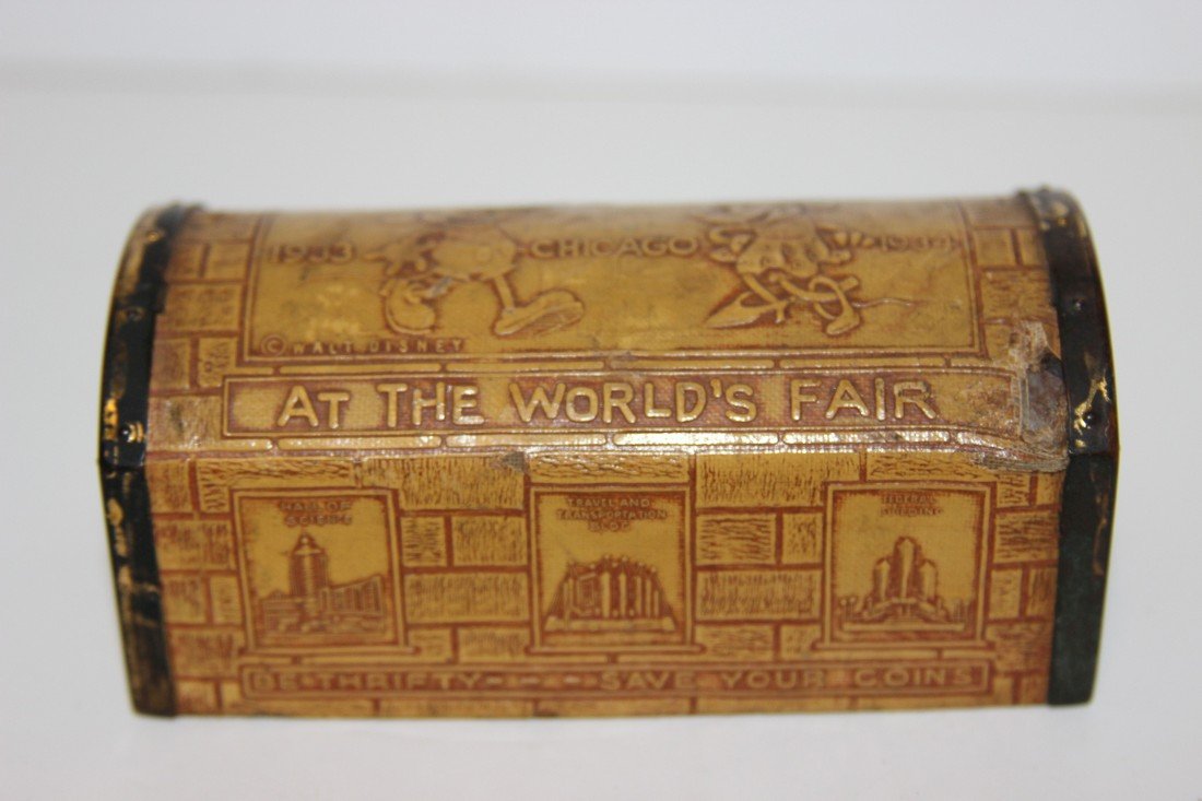 Mickey Mouse Bank Chicago World's Fair 1933-34 Fair (1 of 3)