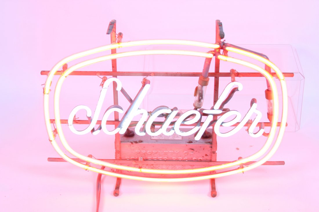 Schaefer Beer Neon Advertising Sign (1 of 1)