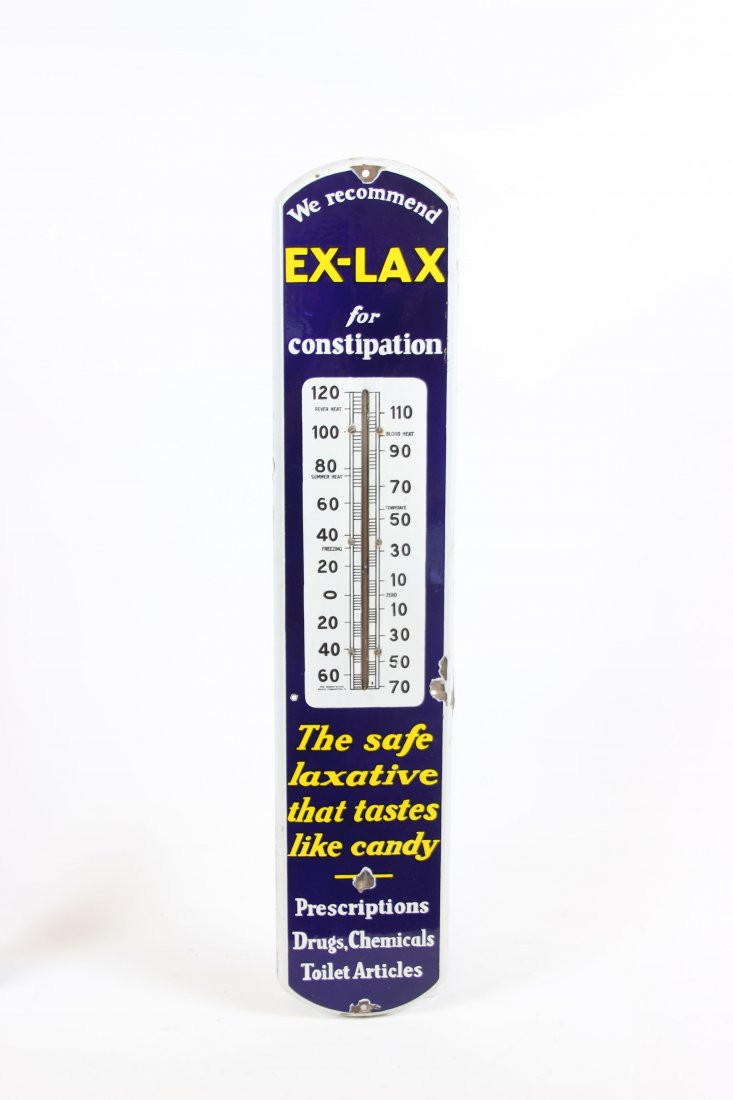Porcelain Ex-Lax Thermometer (1 of 1)