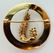 14K Yellow Gold & Diamond Circular Brooch - 2