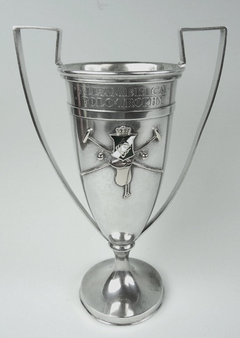 Shreve & Co Sterling & Gold Polo Trophy (1 of 5)