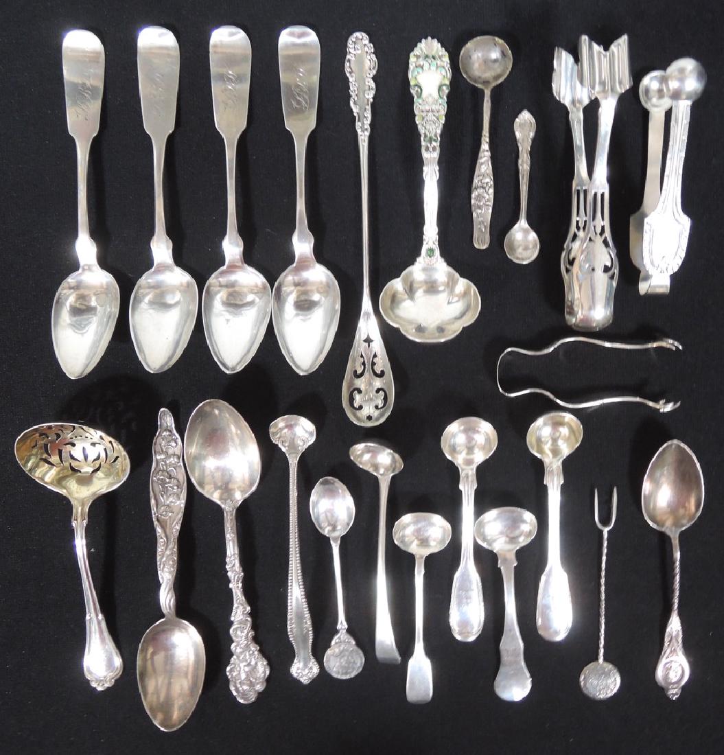 23 Pcs Miscellaneous Sterling Silver Flatware (1 of 1)