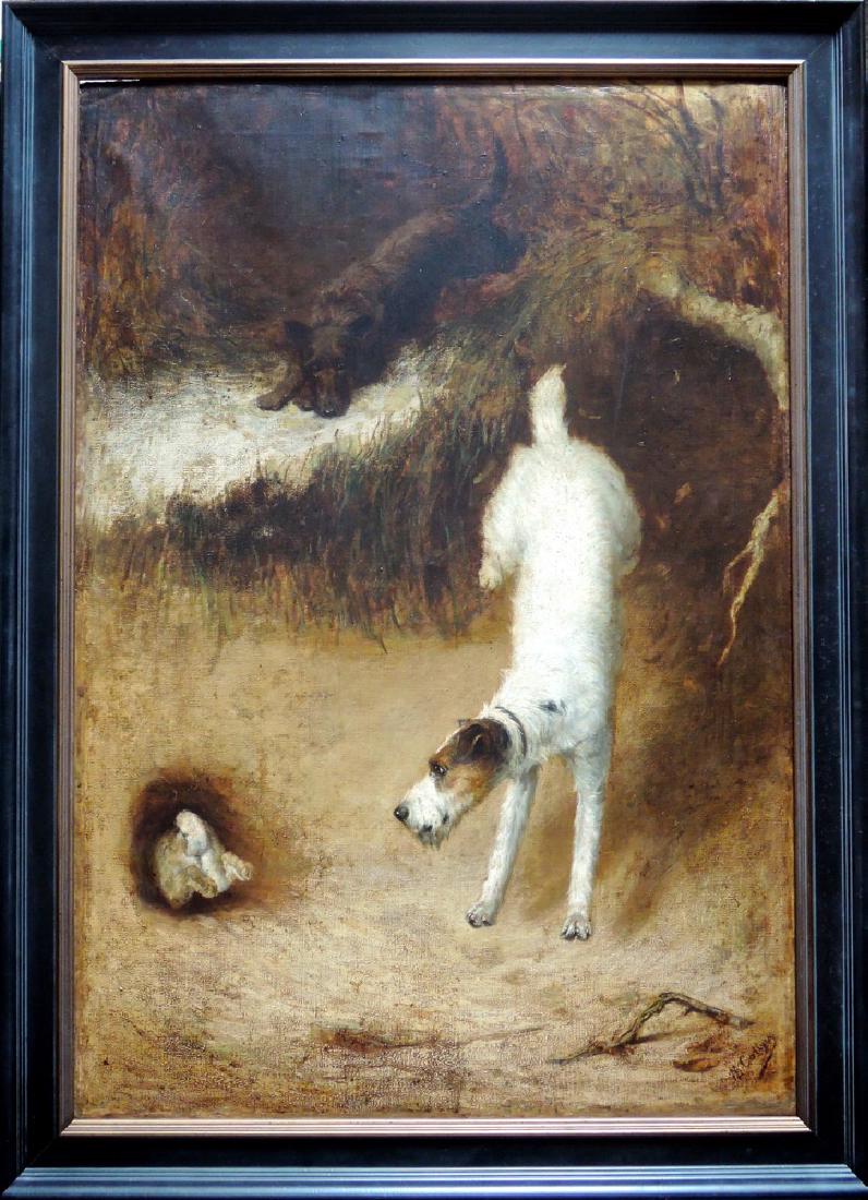 M. Collyer Jack Russell & Scottie Dog Painting (1 of 6)