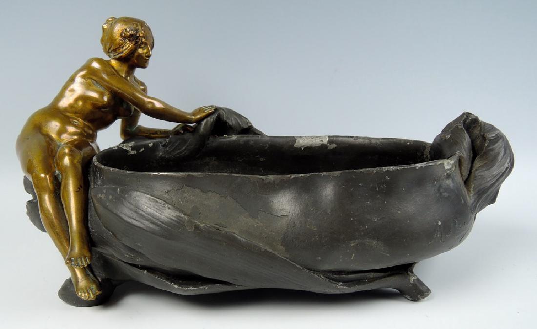 Maurice Bouval Art Nouveau Gilt Centerpiece (1 of 5)