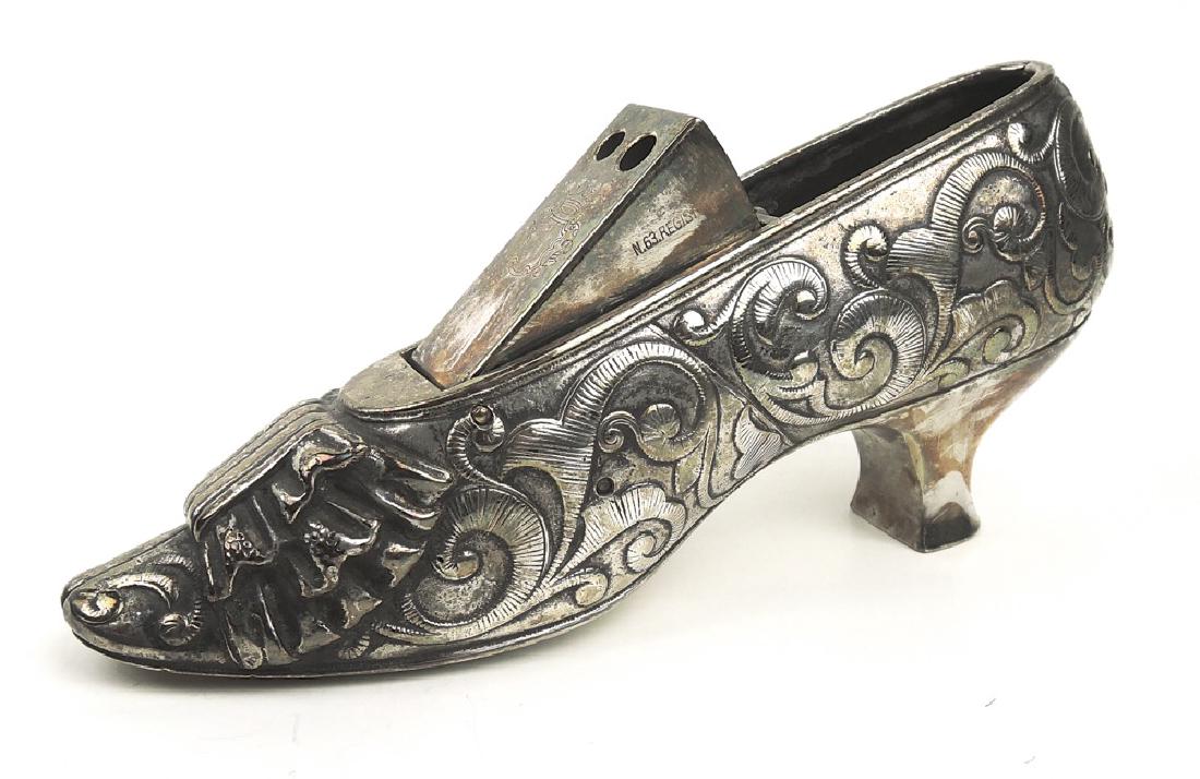 Ornate Silverplate Cigar Cutter (1 of 4)