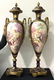Imposing Pair Sevres Porcelain & Gilt Bronze Urns