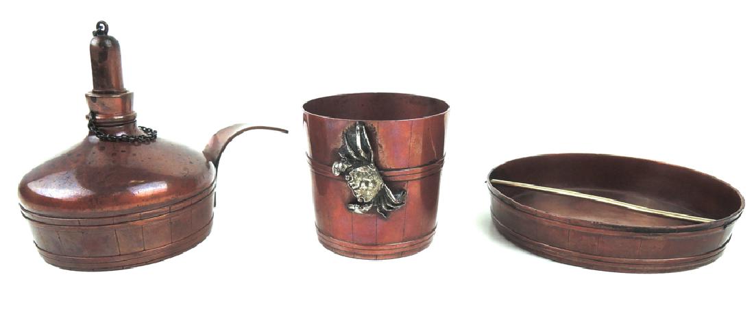 Set of 3 Gorham & Co Mixed Metal Smoking Items (1 of 5)