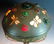 Chunk Glass Table Lamp w Butterflies Dragonflies - 3