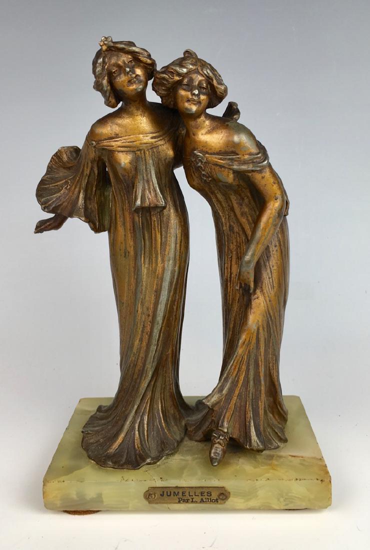 Lucien Charles Alliot Art Nouveau Sculpture (1 of 3)