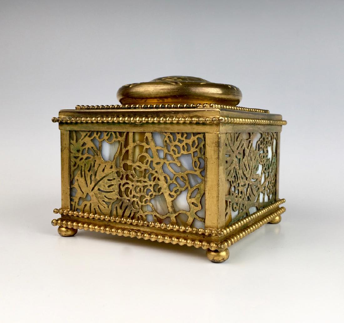 Tiffany Studios New York Grapevine Inkwell (1 of 4)