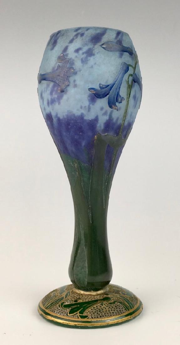 Daum Nancy "Bluebells" Miniature Vase (1 of 4)