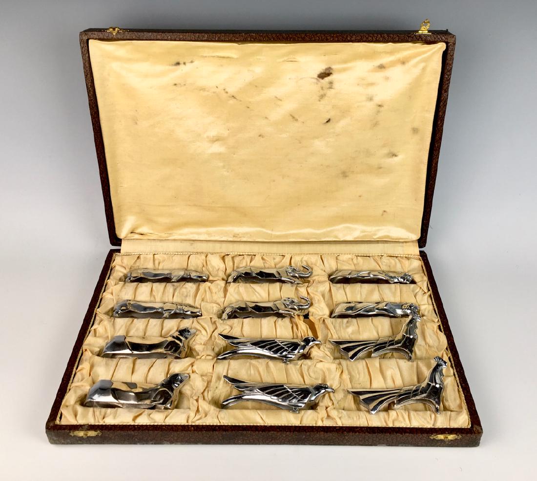 12 Christofle Silverplated Animal Knife Rests (1 of 2)