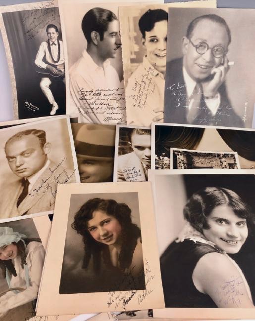 14 Silent Screen Actor & Actress Photographs (1 of 2)