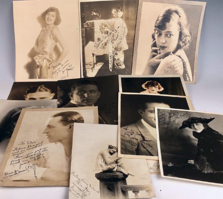 14 Autographed Silent Screen Actors (1 of 1)