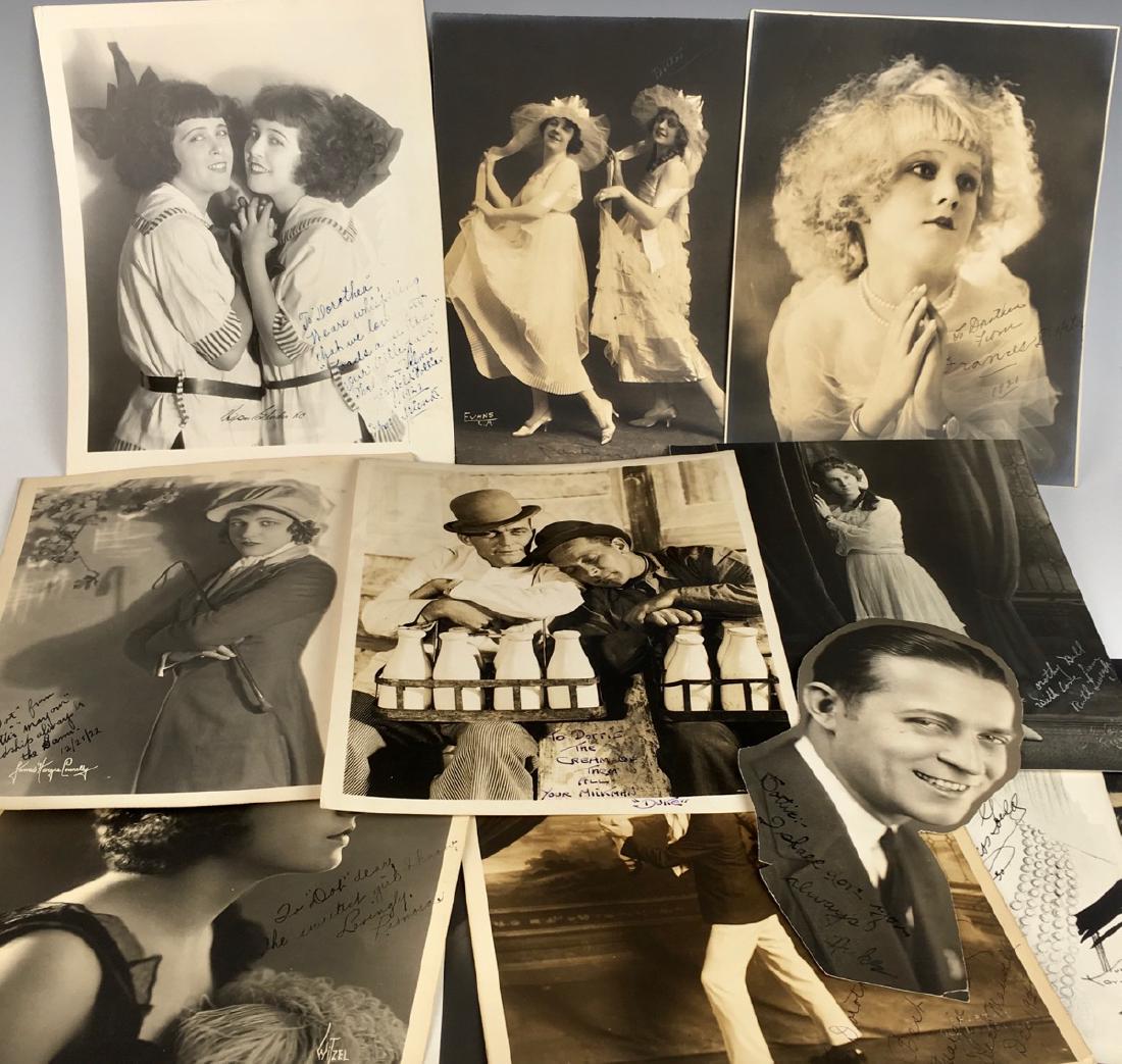 15 Autographed Silent Screen Actor Photos (1 of 2)
