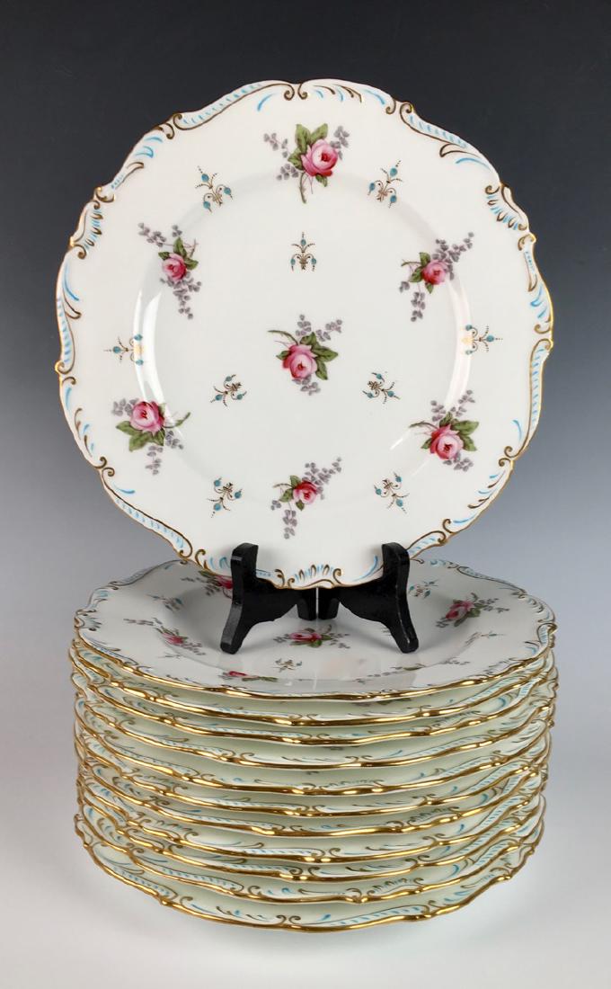 Set of 12 Coalport Dinner Plates (1 of 2)