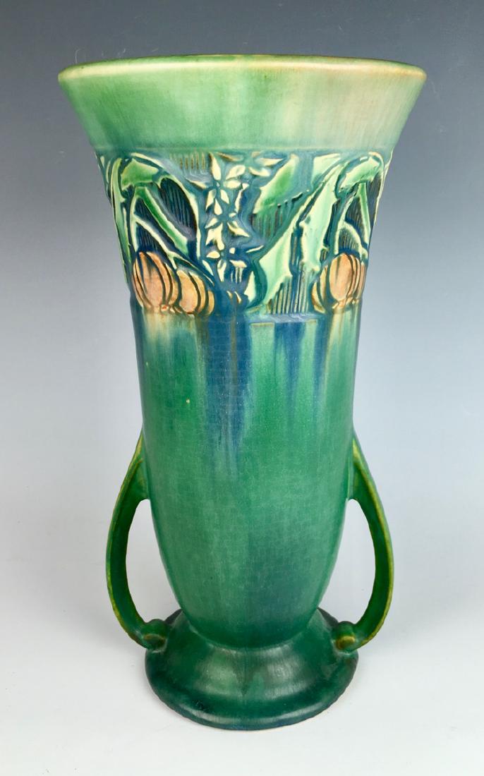Roseville 12" Baneda Vase Green, Shape 598