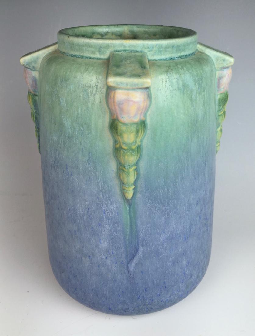 Roseville Blue Topeo Vase C. 1934