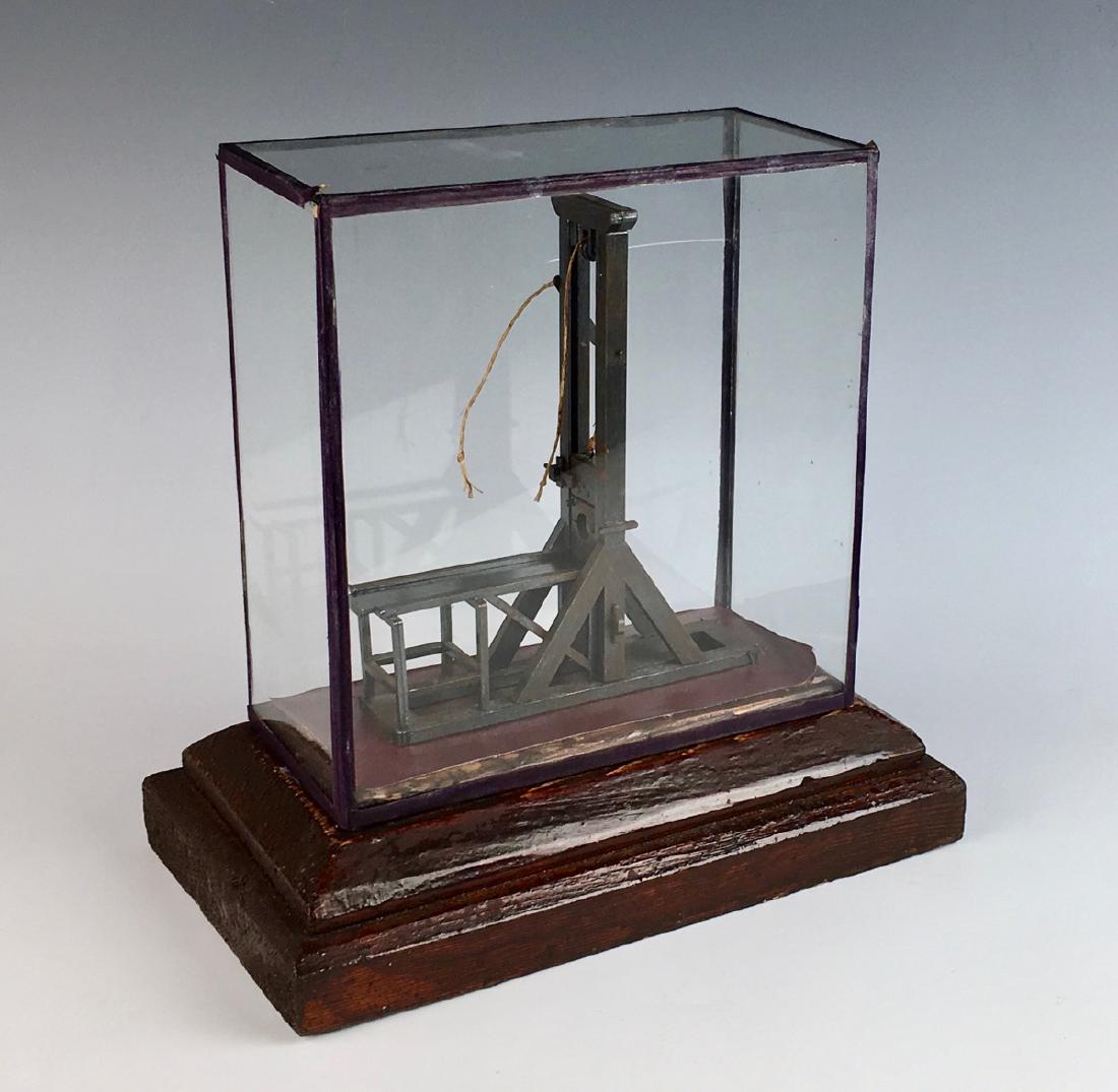 Antique Bronze Guillotine Model C. 1880 (1 of 3)