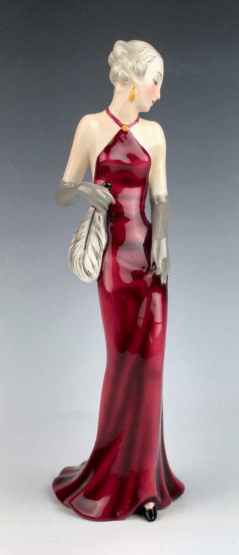 Goldscheider Art Deco Lady Figure C. 1920's (1 of 5)