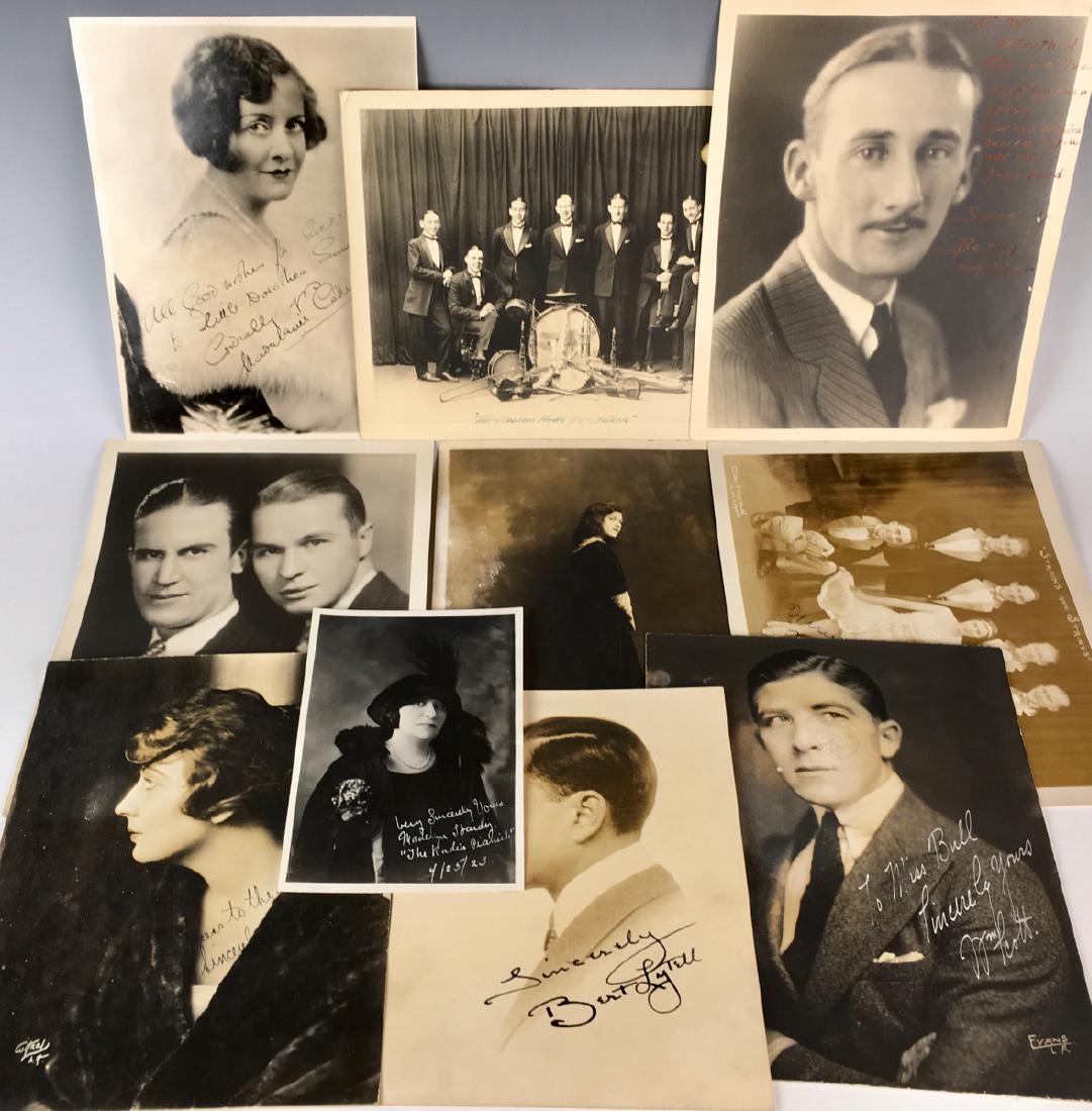 Group 10 Autographed Silent Screen Actor Photos (1 of 2)