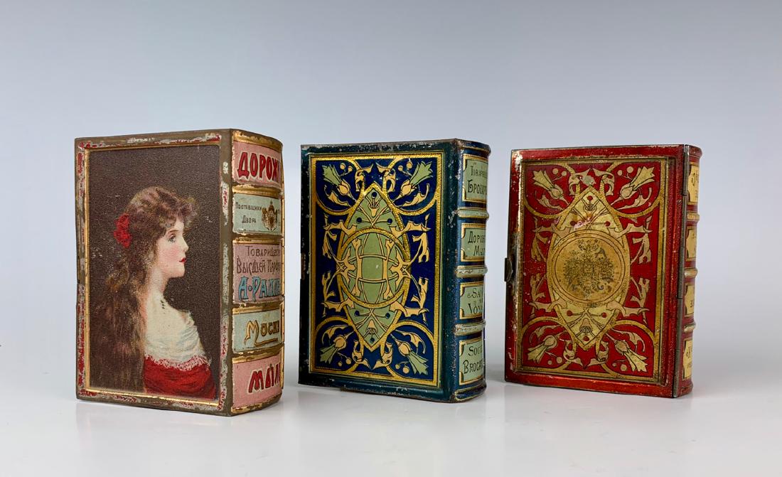 3 Unusual Russian Imperial Antique Soap Tins (1 of 4)
