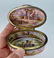 Oval Enamel Austrian Sterling Silver Box