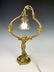 Sgd. Jonchery Art Nouveau Bronze Nude Figural Lamp - 5