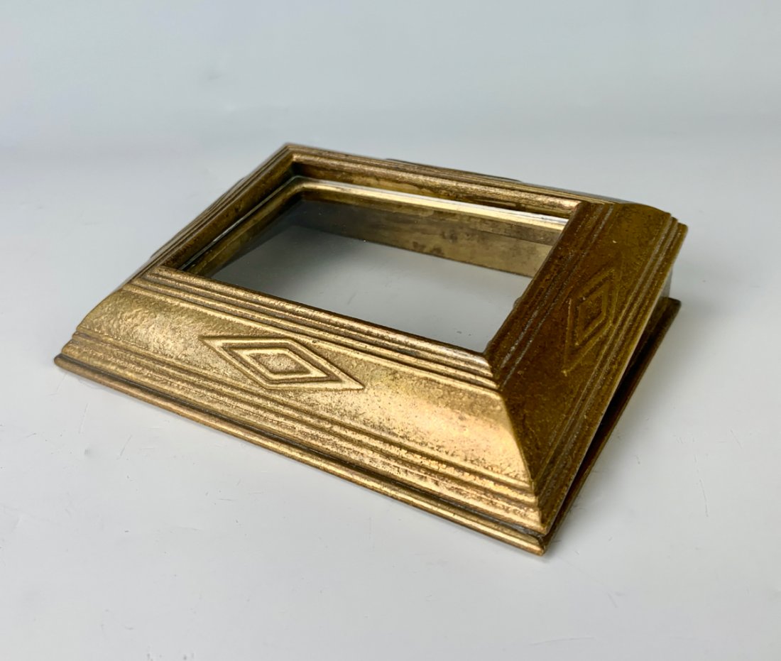 Tiffany Studios "Graduate" Desk Calendar: Signed "Tiffany Studios, New York, 1792", very good condition, 4.5" x 3.5" x 1.25"