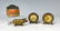 3 Antique Figural Tape Measures & Advertising