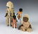 Group of 4 Antique Black Americana Dolls - 3