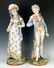 Pair of Tall Antique French Bisque Figures