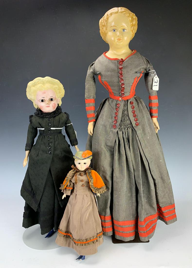 3 Early Dolls (1 of 7)